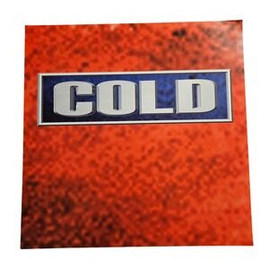 Cold Self-Titled 12x12 Double Sided Album Flat Promo Poster 1997 Flip Records